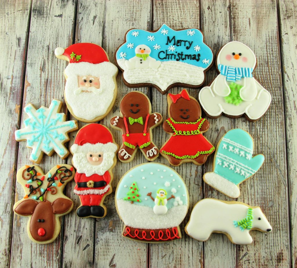 Holiday Cookies - Flour Fairy Cookies | Custom Cookies | Arizona Bakery